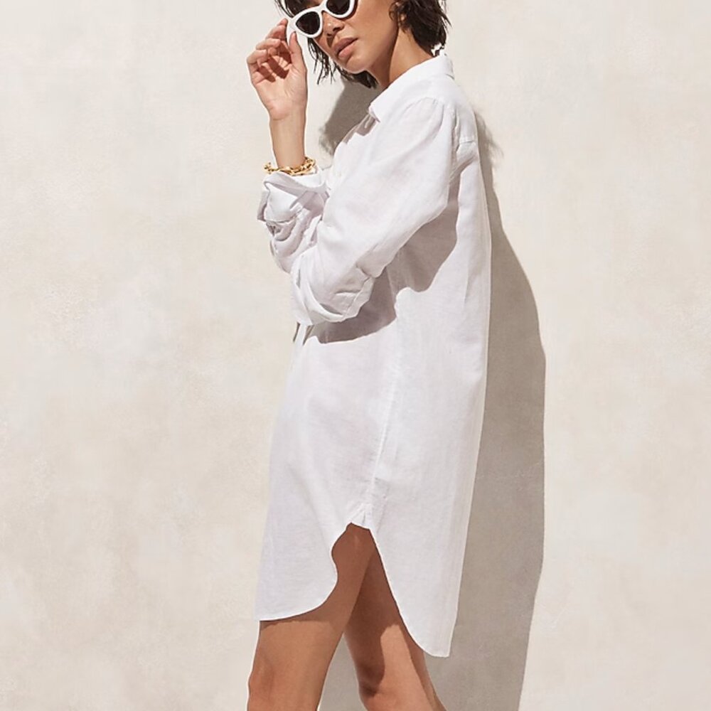 J. Crew Beach Cover-up Shirtdress